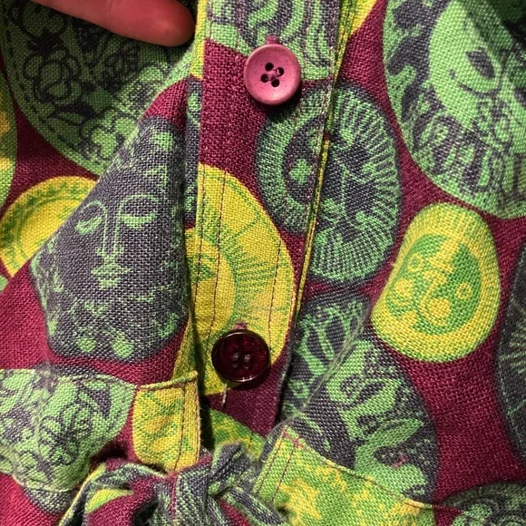 Ana Sui romper silk & linen - Picture 4 of 5